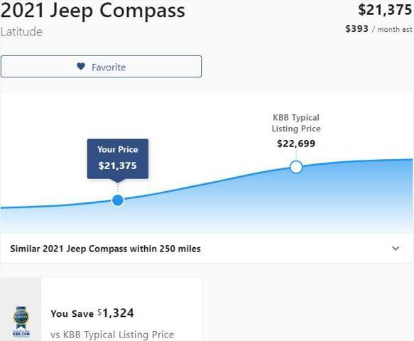 2021 jeep compass latitude