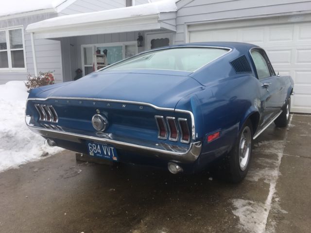 1968 ford mustang fastback gt 428 bullit