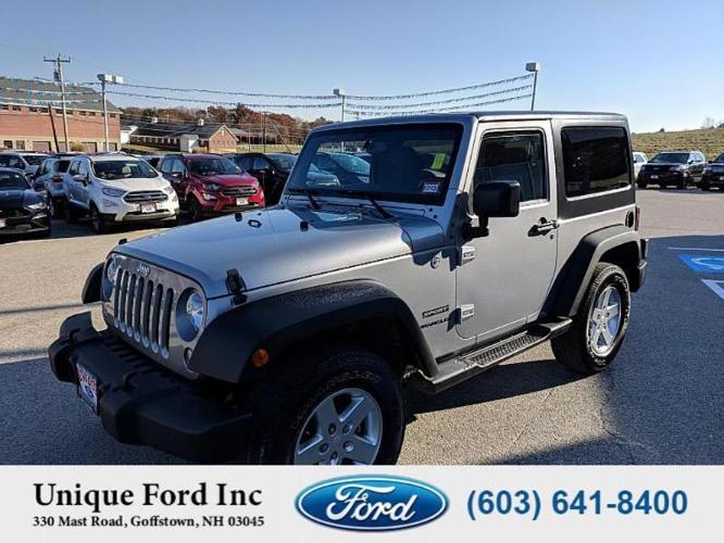 2015 jeep wrangler sport 4x4 sport 2dr suv for sale in goffstown, new hampshire
