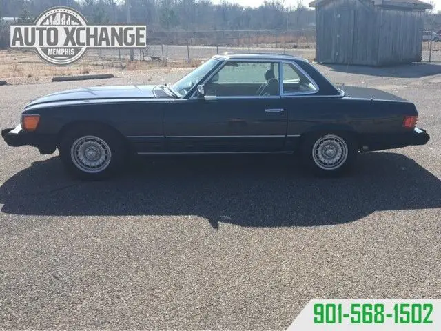 1985 blue 380sl convertible