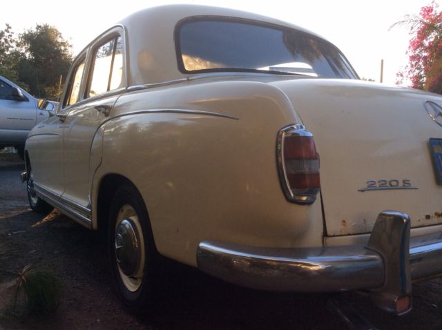 1959 mercedes-benz ponton, 220, vintage, classic, car collectors dream, 220s