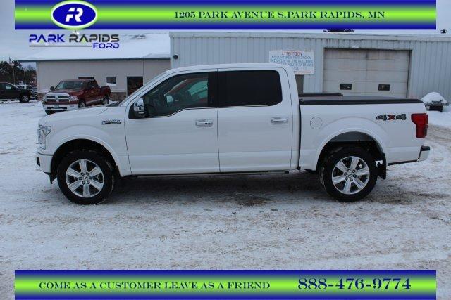 used 2018 ford f150 supercrew platinum park rapids, mn 56470 for sale in arago, minnesota