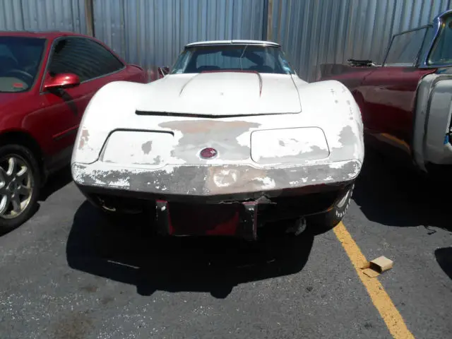 1976 chevrolet corvette roller project solid no rust no reserve
