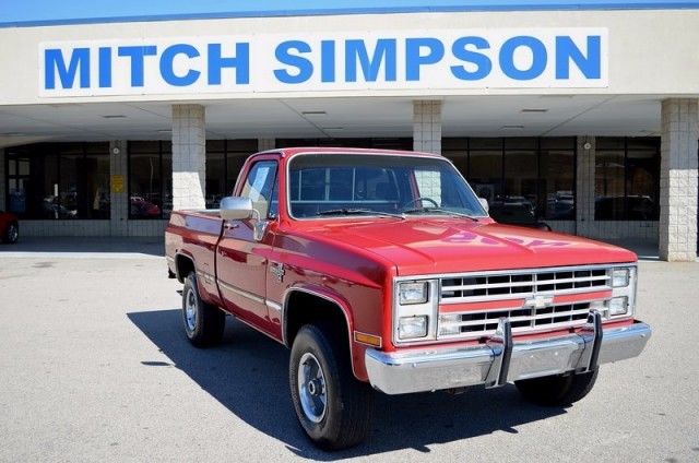 1986 chevrolet k-10 silverado 4x4 short bed very original low miles