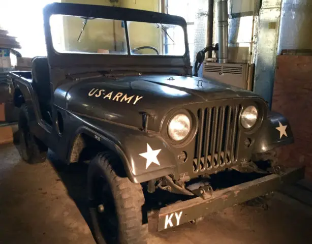 1953 us army vintage willys jeep clear title willy from local estate