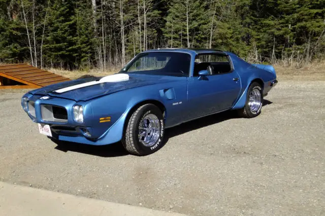 1971 pontiac trans am lucuern blue 455 ho real deal rare car numbers match
