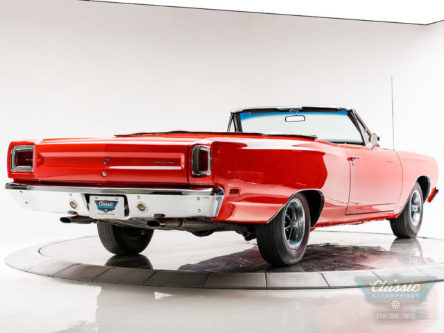 1969 plymouth road runner convertible numbers matching rotisserie restored 383 v