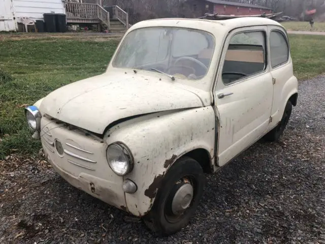 fiat 600 convertible suicide doors