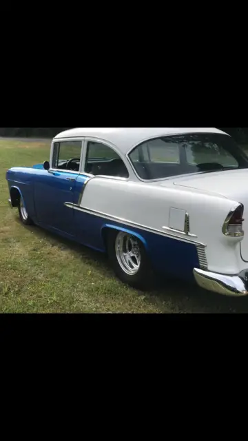 1955 chevrolet bel air/210 2dr sedan restomod street rod hot rod collector