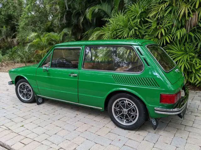 1975 volkswagen brasilia coupe green rwd manual