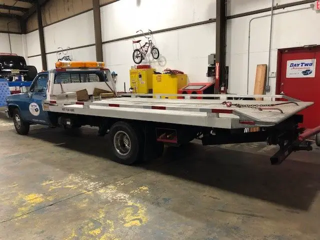 1986 chevrolet custom deluxe roll off flatbed car carrier