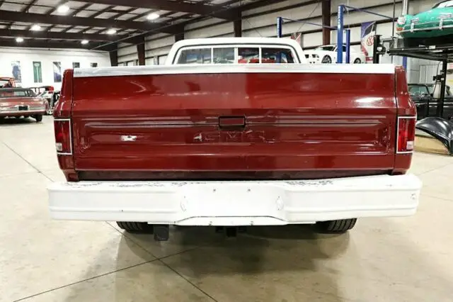 1976 gmc sierra 2500 3071 miles rosedale red pickup truck 350ci v8 automatic