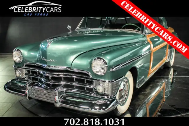 1950 chrysler town and country newport 65469 miles metallic green coupe 323/135