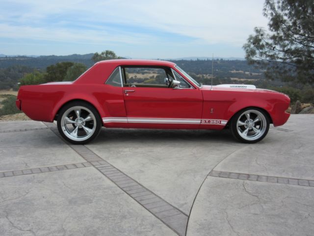 1966 ford mustang widebody shelby gt 350 coupe resto-mod 289 v-8 w/ manual trans