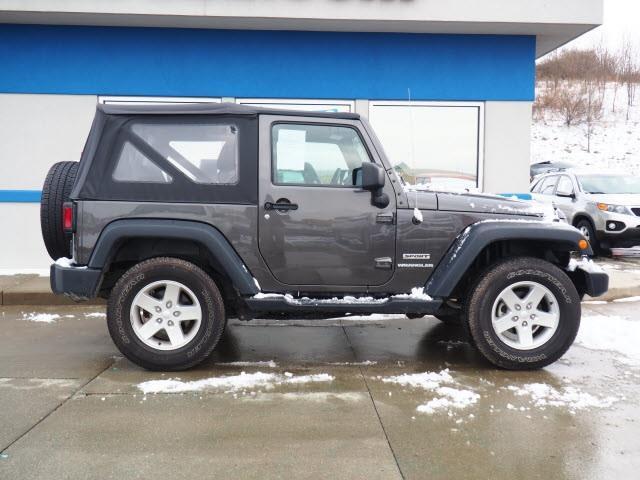 2016 jeep wrangler sport 4x4 sport 2dr suv for sale in triadelphia, west virginia