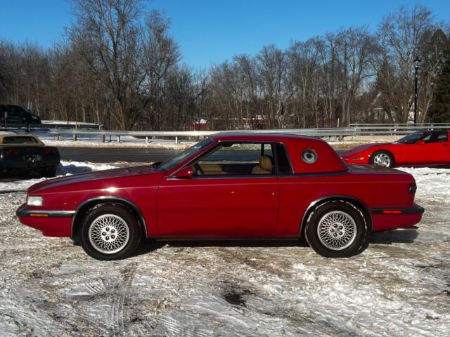 1990 chrysler tc maserati convertible red fwd automatic by maserati