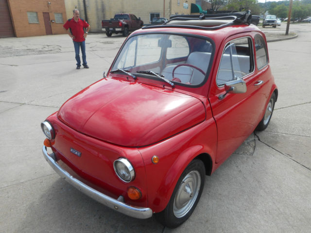1973 fiat 500 - 22k actual miles - stick - super clean in & out - must-see!