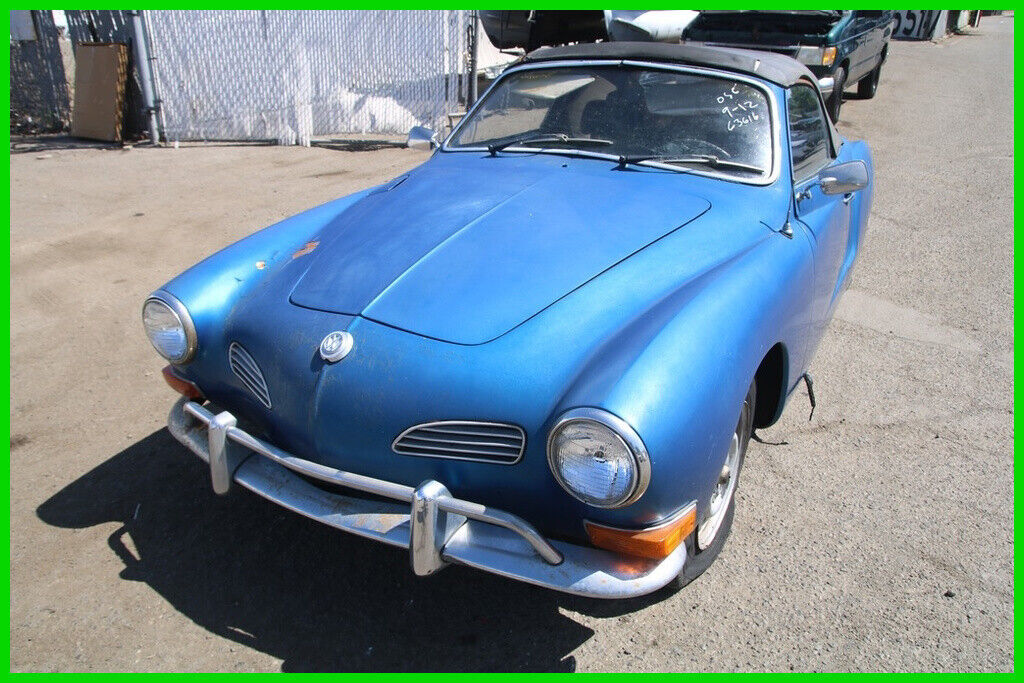 (osc) 1971 volkswagen karmann ghia coupe manual 4 cylinder no reserve!