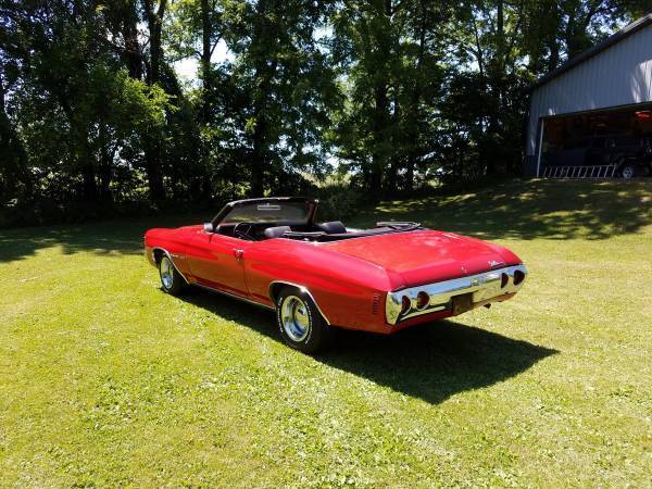 1971 chevrolet chevelle malibu convertible