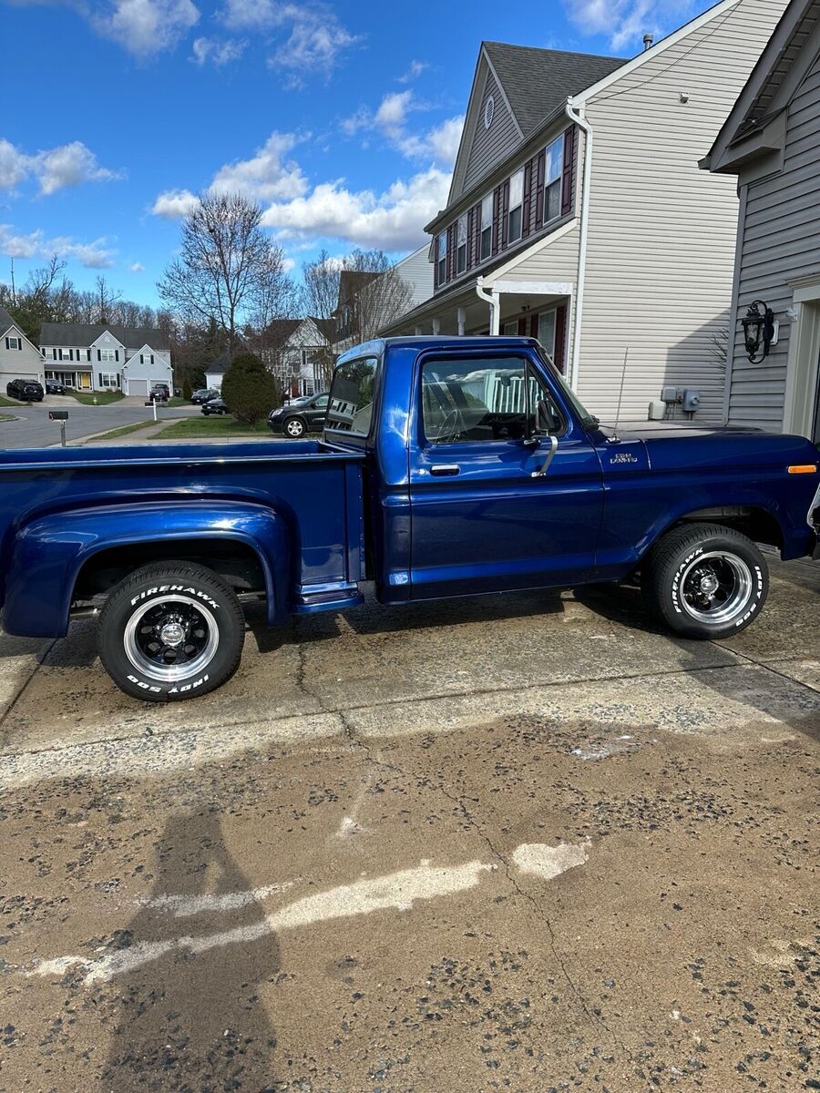 1978 ford f100 pickup blue