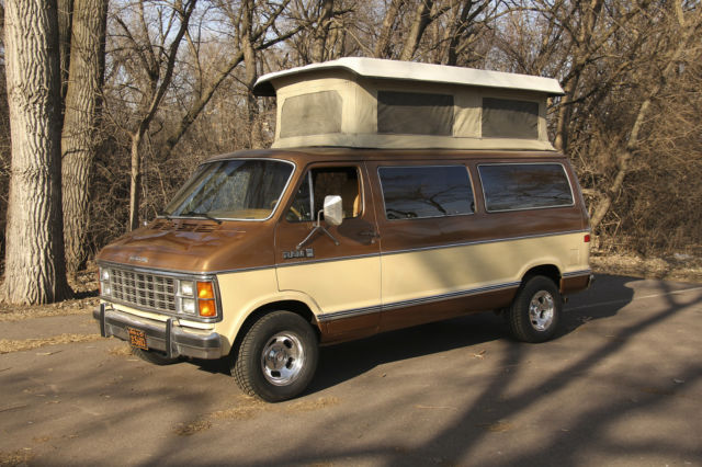 1985 ram 250 royal se high top campervan