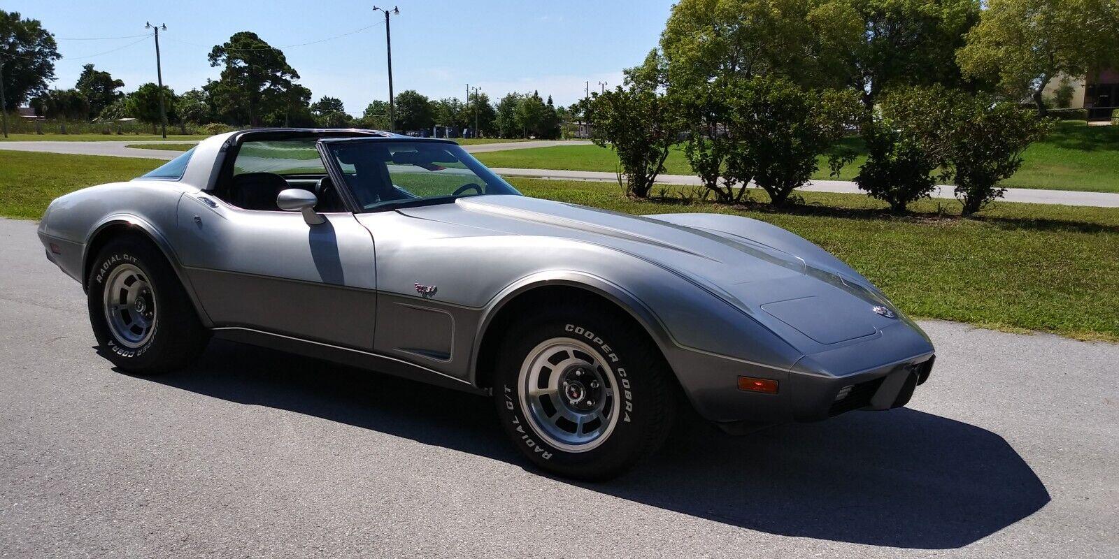 1978 chevrolet corvette anniversary edition with only 3803 actual miles
