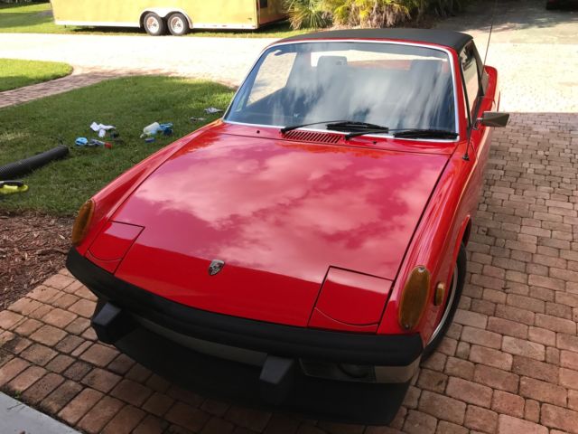1973 porsche 914 one owner, rebuilt engine, a/c, arizona to florida car