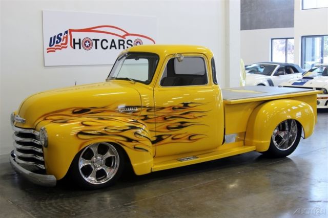1952 chevy pickup truck with a 454
