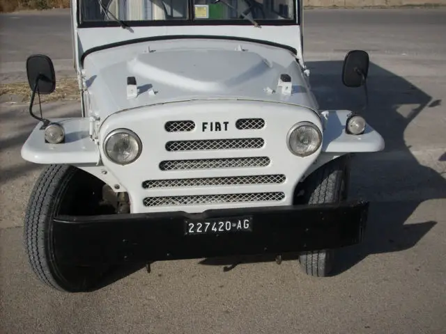 1969 fiat campagnola 1102c diesel white