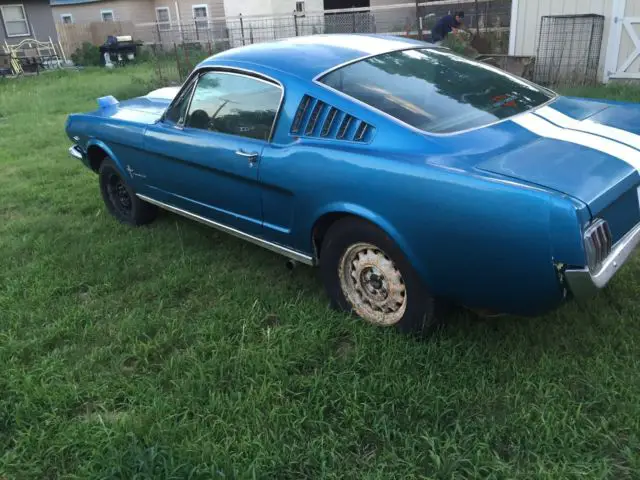 1965 ford mustang (factory) fastback a code 4spd