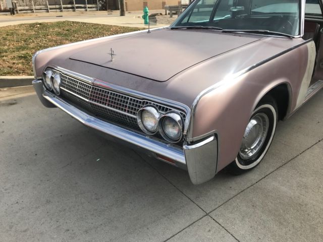 1963 lincoln continental sedan over 11k invested in 2015. complete overhaul