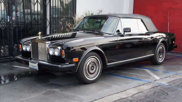 1987 rolls royce corniche ii convertible 6.8l 24k miles