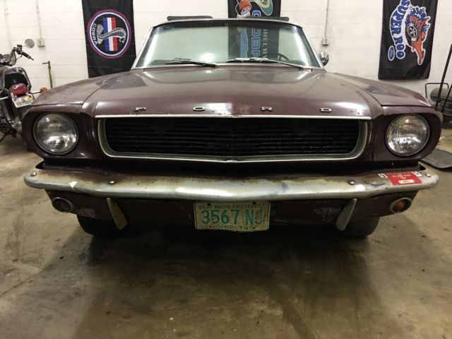 1966 mustang convertible 289 v-8 factory 4 speed power top 65 67 69