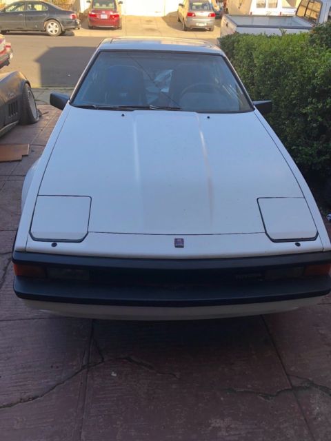 1985 toyota celica supra, found in a backyard in california