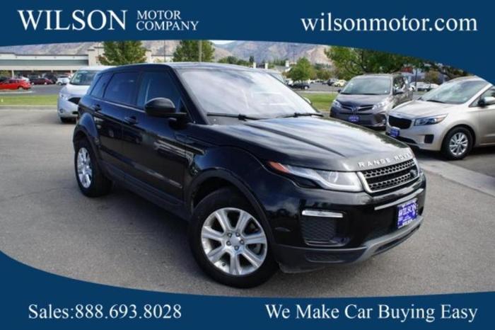 2017 land rover range rover evoque se premium awd se premium 4dr suv for sale in logan, utah