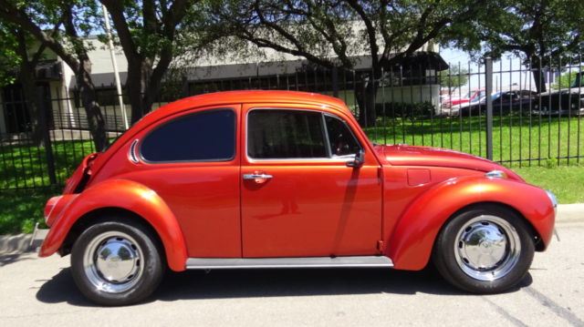 1972 vw super beetle custom restored classic - paint - interior - engine - video