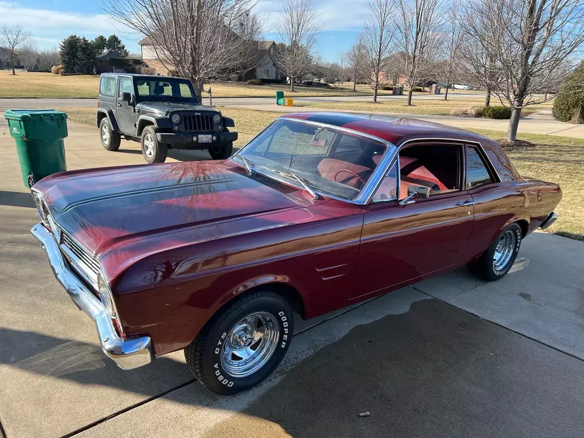1967 ford falcon red