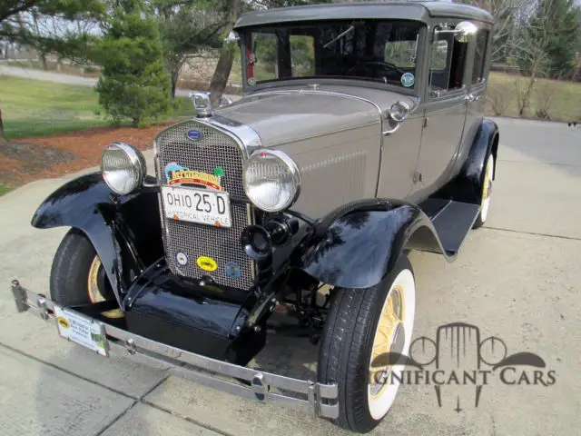 1930 ford model a blind back fordor - ground-up restoration!