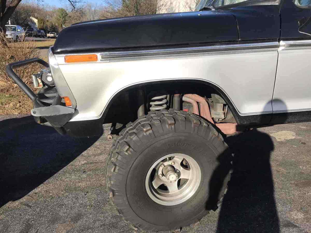 1973 ford f250 pickup black 4wd automatic ranger