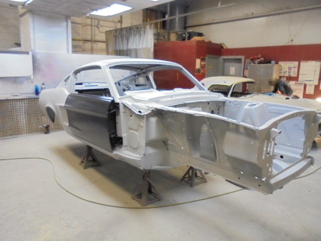 1968 ford mustang fastback body shell restoration w/title
