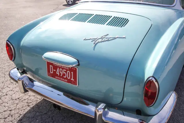 1962 volkswagen karmann ghia 1600dp pan-off restoration pacific blue...stunning!