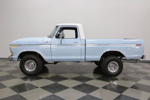 1978 ford f-150 ranger 4x4 pickup truck 351 m 3 speed automatic classic vintage
