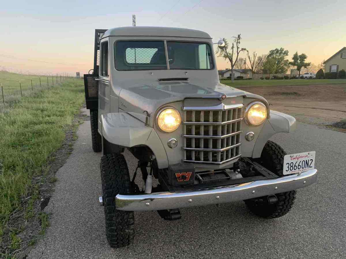 1951 willys-overland truck pickup brown 4wd automatic