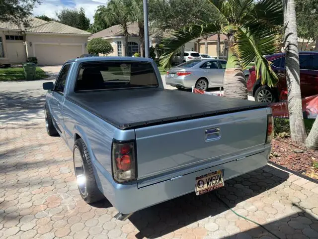 1987 mazda b2200 pickup blue rwd manual short bed