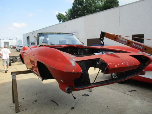 1963 corvette convertible body project nice!!! resto mod