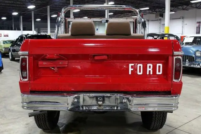 1966 ford bronco 26054 miles red convertible 6 cylinder 3 speed manual