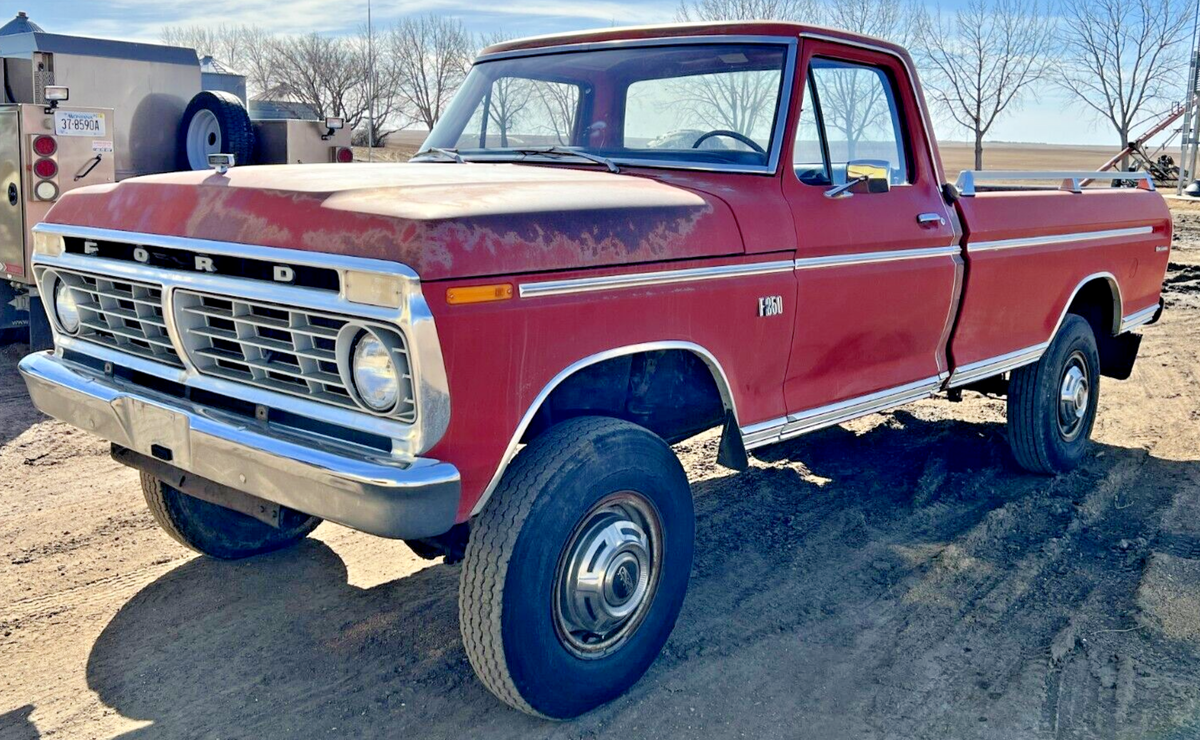 1975 ford f-250 4x4 custom explorer 56,249 original miles