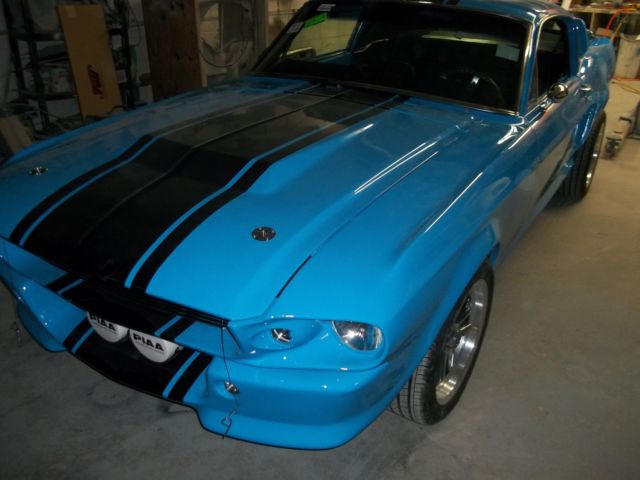 1967 mustang eleanor gt 500e shelby style classic recreation fastback conversion