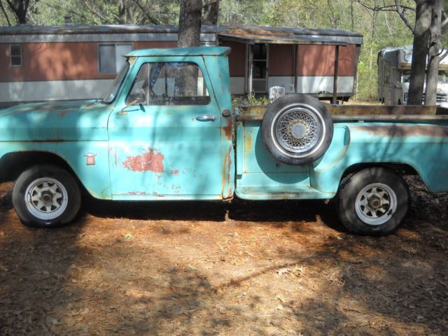 1964 chevy long wheel base step side 230 straight 6