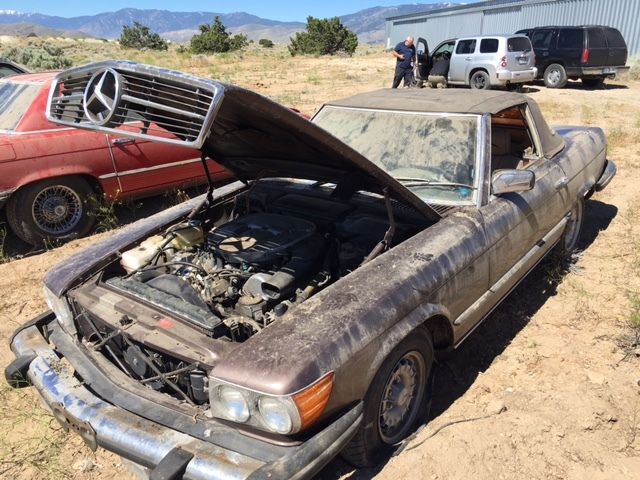 mercedes 450 sl and 380 sl